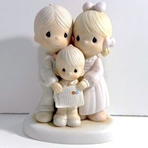 Precious Moments 100153r God Bless The Day We Found You 1994